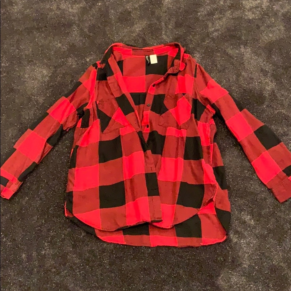 Red and Black flannel